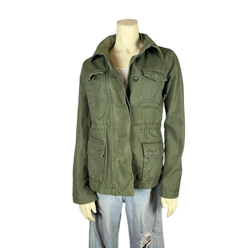 VETEMENTS Giacca utility Ecote XS verde cotone tela Field Gorp cargo neutra casual