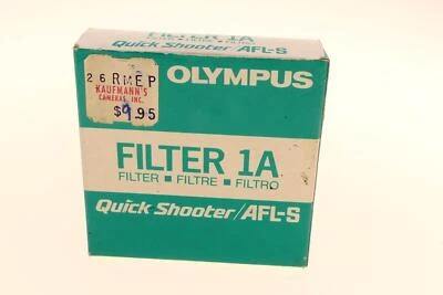 Olympus Filter 1A To Fit Quick Shooter/AF-S Camera - Image 1 of 4