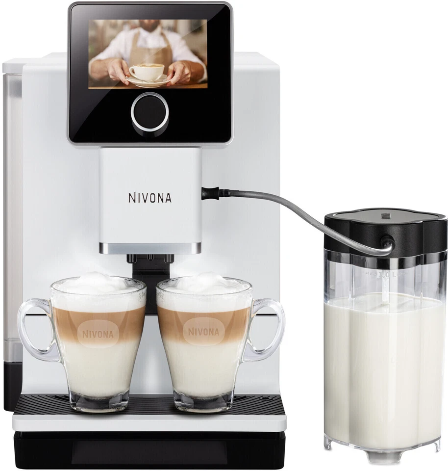 Nivona CafeRomatica NICR 965 white line/chrom / Automatic Espresso Machine / NEW Foto 1 de 1