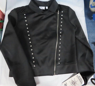 CHAQUETA CON CREMALLERA NUEVA CON ETIQUETAS DISNEY PIRATAS DEL CARIBE 10-12 TACHUELAS NEGRAS CALAVERA ESPÍRITU AUDAZ Foto 1 de 4