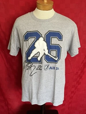 Camiseta THROWBACK Tampa Bay NHL Lightning Martin St Louis Talla Grande St Pete Foto 1 de 4