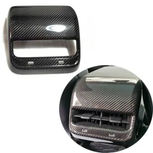 Dry Carbon Fiber Rear Air Vent Cover Trim for Tesla Model 3/Y - Foto 1 di 6