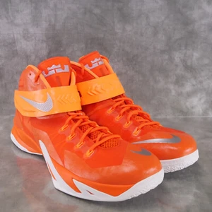 Nike LEBRON 653648 808 ZOOM SOLDIER VIII CLEMSON TIGER ORANGE Men 17.5 new 60912 - Picture 1 of 9