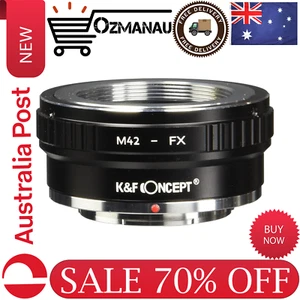 K&F Concept Lens Mount Adapter for M42 42Mm Screw to Fuji X Mount FX Camera, Cop - Picture 1 of 1