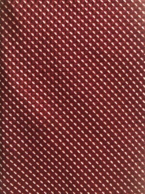 Gravata de seda branca vermelha STAFFORD Tailored Culture nova sem etiquetas 601/2" X 31/2" - Imagem 1 de 4