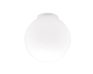 Westinghouse Round White Glass Hand Blown Lamp Shade 8" Dia 4" Fitter 1 pk - Picture 1 of 1