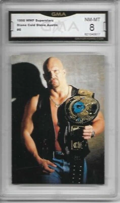 1998 WWF Superstarz #6 Wrestler Stone Cold Steve Austin  (HOF)      GMA  8 NM-MT - Image 1 of 2