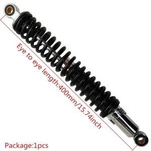 Round Mount Suspension Shock 400mm/15.74Inch JH125L Front Rear Shocker Absorber - Picture 1 of 6