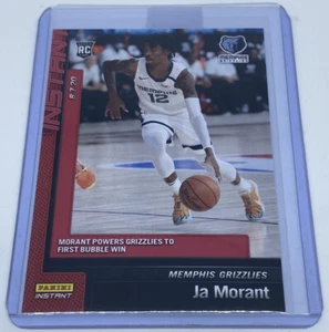 Ja Morant RC Panini Instant “First BUBBLE Win” 1 Of 926 Memphis Grizzlies #138 - Picture 1 of 3