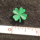 Small Green Shamrock Clover Irish lapel pin hat vest tie tack