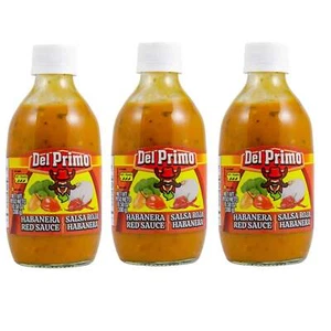 Del Primo Salsa Habanera Roja Red Sauce 10.5oz Bottle (Pack of 3) - Picture 1 of 5
