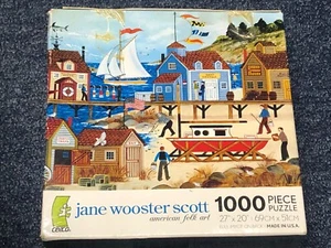 JANE WOOSTER SCOTT Americana 1000 piece jigsaw puzzle FRUITS OF THE SEA - Picture 1 of 1