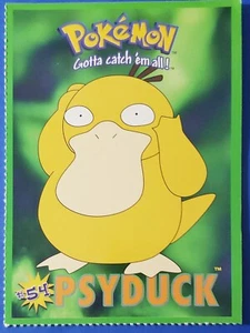 Postkarte Pokemon Psyduck # 54 1999 Goldene Bücher 6" x 4,20" - Bild 1 von 2