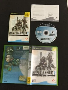 METAL GEAR SOLID 2 SUBSTANCE MICROSOFT XBOX PRIMO MODELLO ITA USATO COMPLETO - Imagen 1 de 4