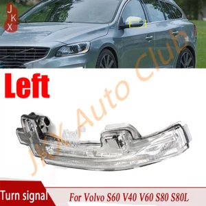 Upgrade LH Left Mirror Indicator Lens Light Lamp Fit For Volvo S60 V40 V60 S80 - Foto 1 di 7