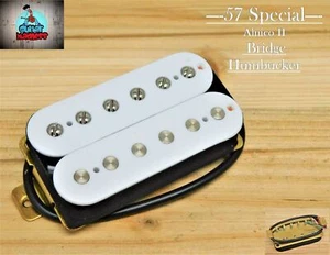 G.M. 57 Special  Alnico 2 White Humbucker Bridge (52mm)for Gibson Epiphone® - Picture 1 of 8