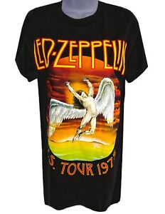 Led Zeppelin Album Cover USA Tour 1975 T-Shirt