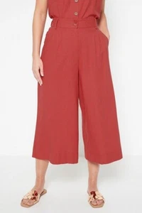 Linen Blend Cullottes - New - Size 8 - Picture 1 of 4