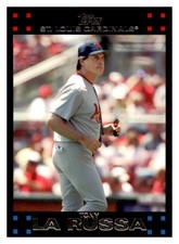 2007 Topps #249 TONY LARUSSA St. Louis Cardinals ~E2A