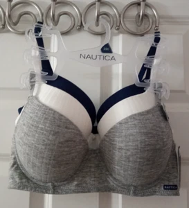 Womens Nautica Intimates 3 pack Underwire Super Soft Bras NT9733 Size 36C NWT - Picture 1 of 9