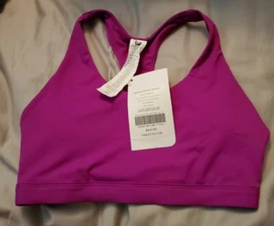 Fabletics Kessler Medium Impact Sports Bra, Purple, Size XS - Picture 1 of 5