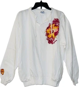 Maglione grande vintage anni 90 Crazy Shirt Hawaii originale made in USA 100% cotone - Foto 1 di 8