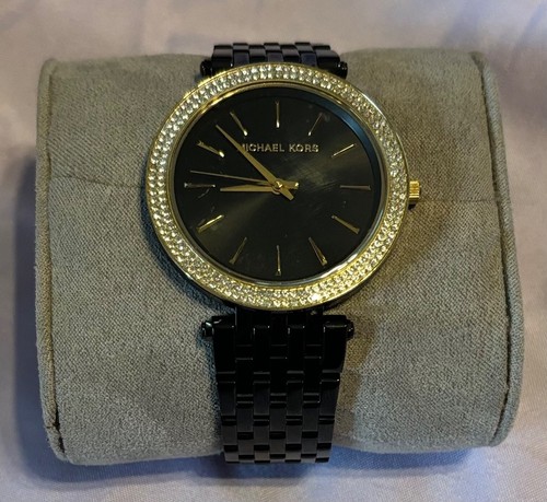Michael Kors Darci 39 mm nero carbonio acciaio inox nuovissimo in scatola