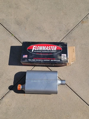 New Flowmaster  40 Series Delta Flow Muffler. Part # 942041. - Image 1 of 2