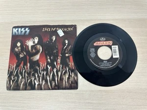 KISS “Let’s Put the X in Sex” 45 RPM & Picture Sleeve Mercury 1988 Paul Stanley - Picture 1 of 4