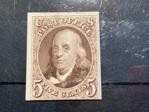 U.S. Sc #3P4 Proof on Card .. ex Steele Collection - Picture 1 of 3