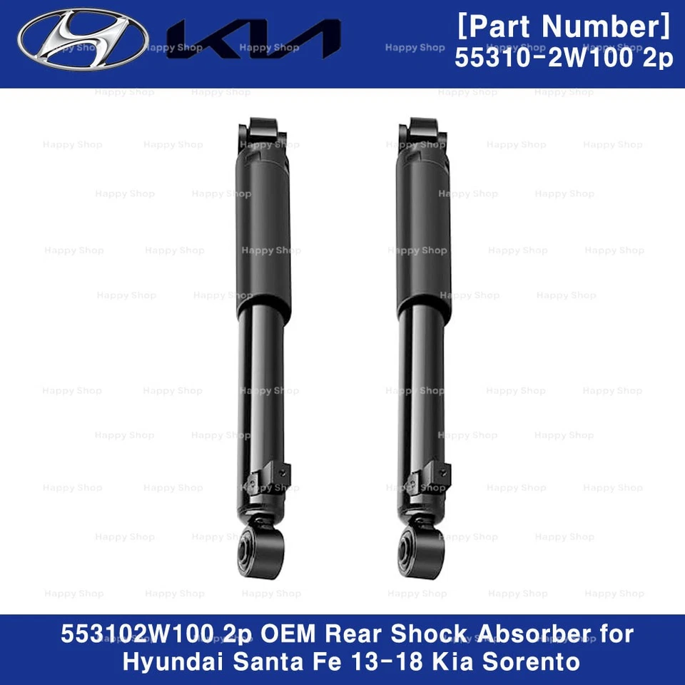 553102W100 2p OEM Rear Shock Absorber for Hyundai Santa Fe 13-18 Kia Sorento - Image 1 of 1