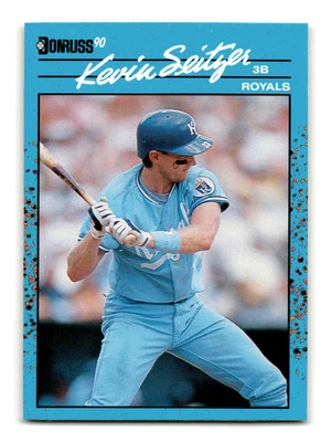 Kevin Seitzer 1990 Donruss Best of the AL #91 Kansas City Royals NM-MINT - Image 1 of 2