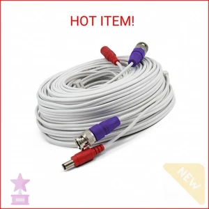 Swann BNC Coaxial Cable for Security Camera CCTV System, Audio Video Extension P - Picture 1 of 2