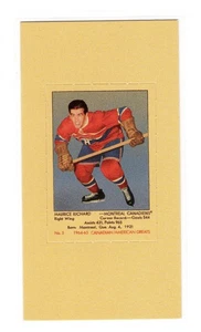 1994 Parkhurst- Parkies 1964-65 Tall Boy Greats - Maurice Richard #5 - Canadiens - Picture 1 of 2