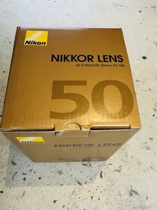 Nikon Nikkor Lens AF-S Nikkor 50mm f/1.4G Lens - Excellent Condition - In Box - Picture 1 of 14