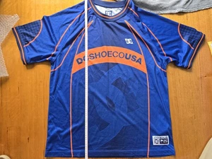 DC Skateboards Josh Kalis 25 years Super Tour blue jersey mens size large  - Foto 1 di 8