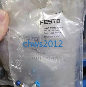 1 Stück NEU IM KARTON FESTO Drosselklappe GRLA-1/8-QS-4-RS-D 197580 - Bild 1 von 5