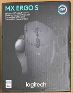 Logitech MX ERGO S Wireless Trackball Bluetooth Mouse, Graphite NEW BOXED SEALED - Picture 1 of 1