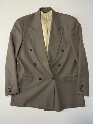 Traje y pantalón Cellini Collection para hombre de 2 piezas marrón de doble botonadura Foto 1 de 4