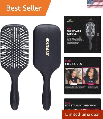 Ultimate Detangling Paddle Brush with D3 Styling Pins - Lightweight & Durable - Image 1 of 4