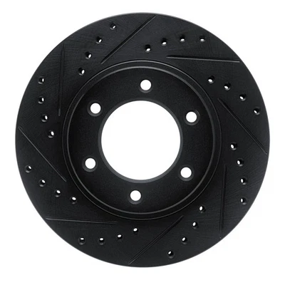 For Toyota T100 93-98 Brake Rotor eLINE Drilled & Slotted 1-Piece Front Driver Foto 1 de 3