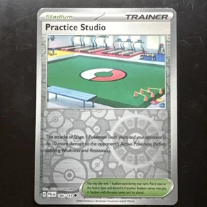 Practice Studio Reverse Holo 186/193 Paldea Evolved Pokémon TCG - Picture 1 of 3