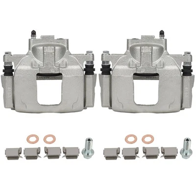 For Dodge Nitro 07-10 Jeep Wrangler 07-12 2pcs Silver Front Brake Calipers - Image 1 of 4