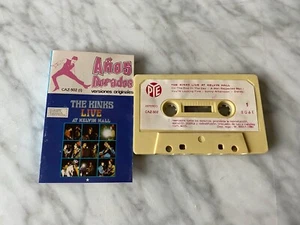The Kinks Live At Kelvin Hall CASSETTE Tape 1980 SPAIN IMPORT Zafiro CAZ-502 OOP - Picture 1 of 3