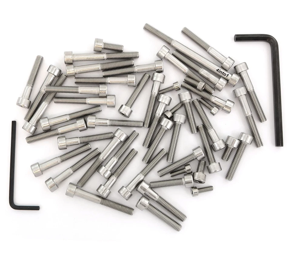 Juego de pernos Allen de acero inoxidable - Honda VT1100C Shadow - 1987-1992 - 49 pernos Foto 1 de 1