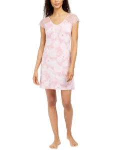 Camisón Charter Club manga de encaje flores dibujadas XS - Imagen 1 de 3