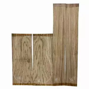 Zebrawood Concert Ukulele Guitar Back & Side Book Matched Set - Quarter Sawn KD - Picture 1 of 5