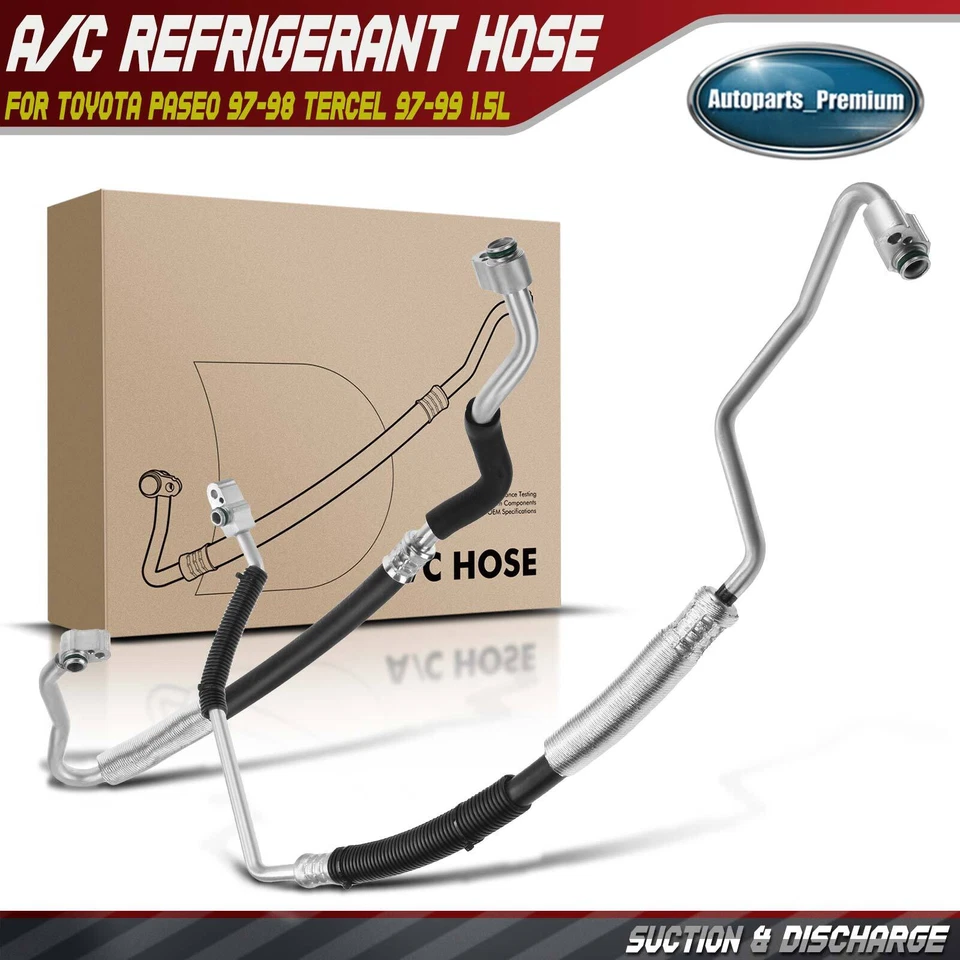 Conjunto de succión y descarga para Toyota Paseo 1997-1998 Tercel 1997-1999 1,5 L Foto 1 de 4