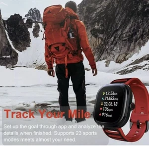 VEESIMI Smart Watch, Fitness Tracker with 23 Sport Modes Heart Rate Monitor.. - Picture 1 of 6