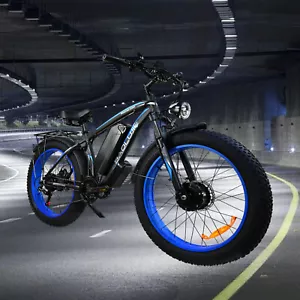 3000W Fat Tire Electric Bicycle Ebike for Adult 26in 48V 23AH Dual Motor MY - Picture 1 of 11
